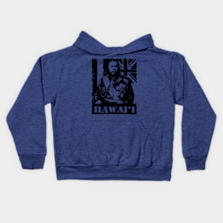 Hawai'i King Kalakaua by Hawaii Nei All Day Kids Hoodie